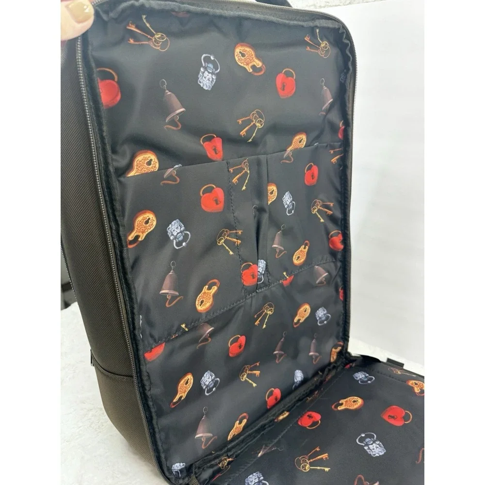 New Robert Graham Thurston Brown Laptop Backpack Bag‎ Padded Business Luxury